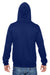 Fruit Of The Loom SF73R Mens Sofspun Full Zip Hooded Sweatshirt Hoodie Admiral Blue Back