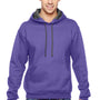 Fruit Of The Loom Mens Softspun Hooded Sweatshirt Hoodie - Purple