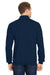 Fruit Of The Loom SF95R Mens Sofspun Fleece 1/4 Zip Sweatshirt Navy Blue Back
