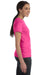 Hanes SL04 Womens Nano-T Short Sleeve Crewneck T-Shirt Wow Pink Side