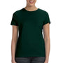 Hanes Womens Nano-T Short Sleeve Crewneck T-Shirt - Deep Forest Green