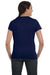 Hanes SL04 Womens Nano-T Short Sleeve Crewneck T-Shirt Navy Blue Back