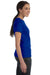 Hanes SL04 Womens Nano-T Short Sleeve Crewneck T-Shirt Royal Blue Side