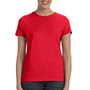 Hanes Womens Nano-T Short Sleeve Crewneck T-Shirt - Athletic Red