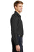Red Kap SP14 Mens Industrial Moisture Wicking Long Sleeve Button Down Shirt w/ Double Pockets Charcoal Grey Side