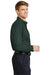 CornerStone SP17 Mens SuperPro Stain Resistant Long Sleeve Button Down Shirt w/ Pocket Dark Green Side