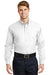 CornerStone SP17 Mens SuperPro Stain Resistant Long Sleeve Button Down Shirt w/ Pocket White Front