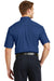 CornerStone SP18 Mens SuperPro Stain Resistant Short Sleeve Button Down Shirt w/ Pocket Royal Blue Back