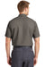 Red Kap SP24 Mens Industrial Moisture Wicking Short Sleeve Button Down Shirt w/ Double Pockets Grey Back