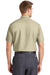 Red Kap SP24 Mens Industrial Moisture Wicking Short Sleeve Button Down Shirt w/ Double Pockets Tan Brown Back