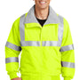 Port Authority Mens Challenger Wind & Water Resistant Full Zip Jacket - Safety Yellow