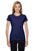 Fruit Of The Loom SSFJR Womens Sofspun Jersey Short Sleeve Crewneck T-Shirt Heather Purple Front
