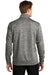 Sport-Tek ST226 Mens Electric Heather Moisture Wicking Fleece 1/4 Zip Sweatshirt Black Back