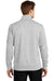 Sport-Tek ST226 Mens Electric Heather Moisture Wicking Fleece 1/4 Zip Sweatshirt Silver Grey Back