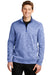 Sport-Tek ST226 Mens Electric Heather Moisture Wicking Fleece 1/4 Zip Sweatshirt Royal Blue Front