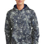 Sport-Tek Mens Sport-Wick Mineral Freeze Moisture Wicking Fleece Hooded Sweatshirt Hoodie - True Navy Blue
