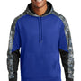 Sport-Tek Mens Sport-Wick Mineral Freeze Moisture Wicking Fleece Hooded Sweatshirt Hoodie - True Royal Blue