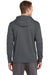 Sport-Tek ST238 Mens Sport-Wick Moisture Wicking Fleece Full Zip Hooded Sweatshirt Hoodie Dark Grey Back