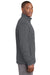 Sport-Tek ST241 Mens Sport-Wick Moisture Wicking Fleece Full Zip Sweatshirt Dark Grey Side
