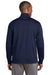 Sport-Tek ST241 Mens Sport-Wick Moisture Wicking Fleece Full Zip Sweatshirt Navy Blue Back