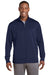 Sport-Tek ST241 Mens Sport-Wick Moisture Wicking Fleece Full Zip Sweatshirt Navy Blue Front