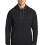 Sport-Tek Mens Tech Moisture Wicking Fleece Hooded Sweatshirt Hoodie - Black