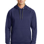 Sport-Tek Mens Tech Moisture Wicking Fleece Hooded Sweatshirt Hoodie - True Navy Blue