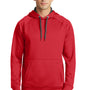 Sport-Tek Mens Tech Moisture Wicking Fleece Hooded Sweatshirt Hoodie - True Red