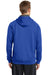 Sport-Tek ST250 Mens Tech Moisture Wicking Fleece Hooded Sweatshirt Hoodie Royal Blue Back