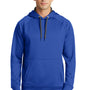 Sport-Tek Mens Tech Moisture Wicking Fleece Hooded Sweatshirt Hoodie - True Royal Blue