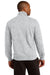 Sport-Tek ST253 Mens Fleece 1/4 Zip Sweatshirt Heather Grey Back