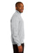 Sport-Tek ST253 Mens Fleece 1/4 Zip Sweatshirt Heather Grey Side
