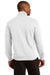 Sport-Tek ST253 Mens Fleece 1/4 Zip Sweatshirt White Back