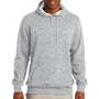 Sport-Tek Mens Shrink Resistant Fleece Hooded Sweatshirt Hoodie - Heather Grey
