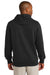 Sport-Tek ST254 Mens Fleece Hooded Sweatshirt Hoodie Black Back