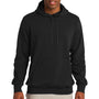 Sport-Tek Mens Shrink Resistant Fleece Hooded Sweatshirt Hoodie - Black