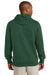 Sport-Tek ST254 Mens Fleece Hooded Sweatshirt Hoodie Forest Green Back