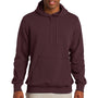 Sport-Tek Mens Shrink Resistant Fleece Hooded Sweatshirt Hoodie - Maroon