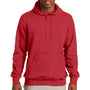 Sport-Tek Mens Shrink Resistant Fleece Hooded Sweatshirt Hoodie - True Red