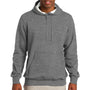 Sport-Tek Mens Shrink Resistant Fleece Hooded Sweatshirt Hoodie - Heather Vintage Grey