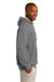 Sport-Tek ST254 Mens Fleece Hooded Sweatshirt Hoodie Heather Vintage Grey Side