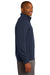 Sport-Tek ST259 Mens Fleece Full Zip Sweatshirt Navy Blue Side