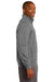 Sport-Tek ST259 Mens Fleece Full Zip Sweatshirt Heather Vintage Grey Side
