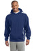 Sport-Tek ST265 Mens Fleece Hooded Sweatshirt Hoodie Royal Blue/White Front