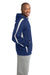 Sport-Tek ST265 Mens Fleece Hooded Sweatshirt Hoodie Royal Blue/White Side