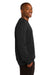 Sport-Tek ST266 Mens Fleece Crewneck Sweatshirt Black Side