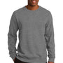 Sport-Tek Mens Shrink Resistant Fleece Crewneck Sweatshirt - Heather Vintage Grey
