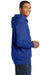 Sport-Tek ST271 Mens Lace Up Fleece Hooded Sweatshirt Hoodie Royal Blue Side
