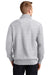 Sport-Tek ST283 Mens Fleece 1/4 Zip Sweatshirt Heather Grey Back