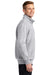 Sport-Tek ST283 Mens Fleece 1/4 Zip Sweatshirt Heather Grey Side